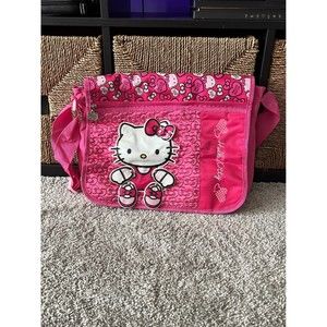 Hello Kitty Sanrio Messenger Bag Shoulder Bag Purse